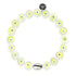 Bracelet mauvais œil en cristal vert | Argent sterling 925